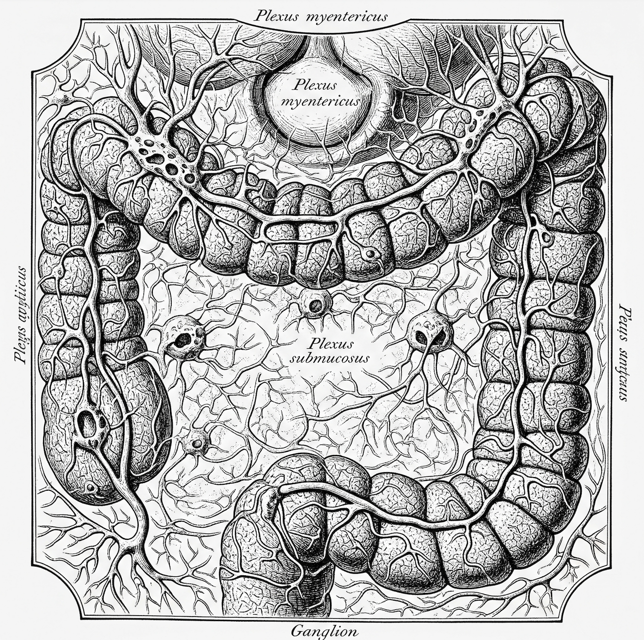 The human gut visualised by Gemini 2.5